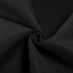 Ткань Грета Водоотталкивающая (80%пф, 20%хл) (Ширина 150см), цвет Черный (на отрез) в Барнауле