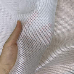 Сетка 3D трехслойная Air mesh 160 гр/м2, цвет Белый (на отрез)  в Барнауле