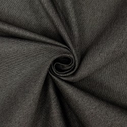 Ткань Рогожка (мебельная) (Ширина 140см), цвет Тёмно-Серый (на отрез) в Барнауле