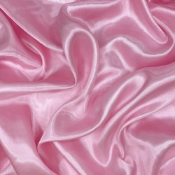 Ткань Атлас-сатин, цвет Розовый (на отрез)  в Барнауле