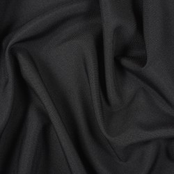Ткань Габардин (100%пэ) (Ширина 150см), цвет Черный (на отрез) в Барнауле