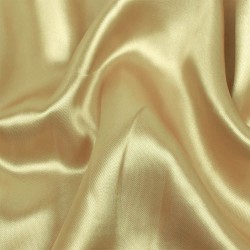 Ткань Атлас-сатин ЛЮКС, цвет Золотой (на отрез)  в Барнауле