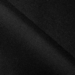 Прорезиненная ткань Оксфорд 600D ПВХ, Черный (на отрез)  в Барнауле