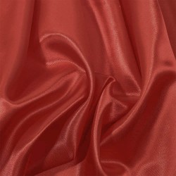 Ткань Атлас-сатин, цвет Красный (на отрез)  в Барнауле