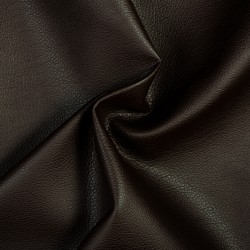 Эко кожа (Искусственная кожа) (Ширина 138см), цвет Темно-Коричневый (на отрез) в Барнауле