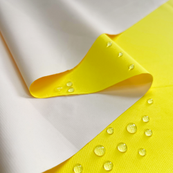Водонепроницаемая Дышащая Мембранная ткань PU 10'000, цвет Жёлтый (на отрез)  в Барнауле