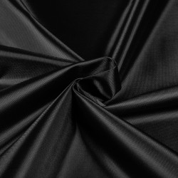 *Ткань Оксфорд 210D PU, цвет Черный (на отрез)  в Барнауле